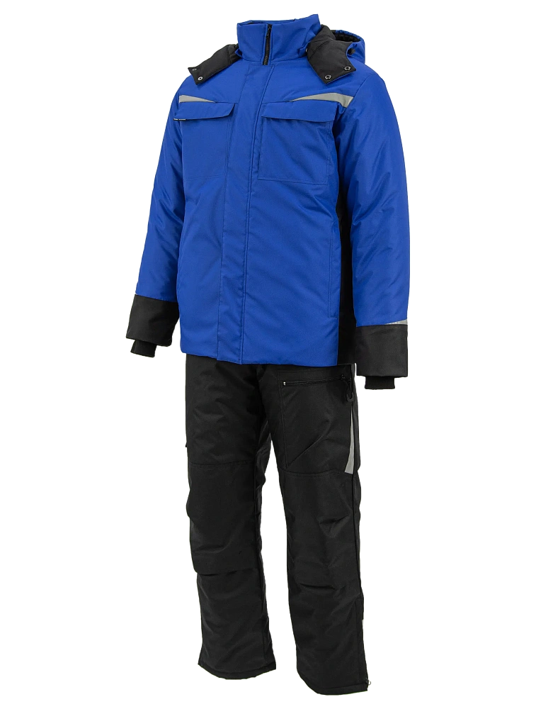 Костюм рабочий зимний BRODEKS KW603 (код:KW603), синий/черный
