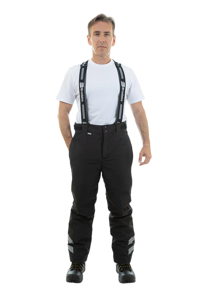 Брюки зимние BRODEKS KW306 (код:KW306BLACK), черный, муж.