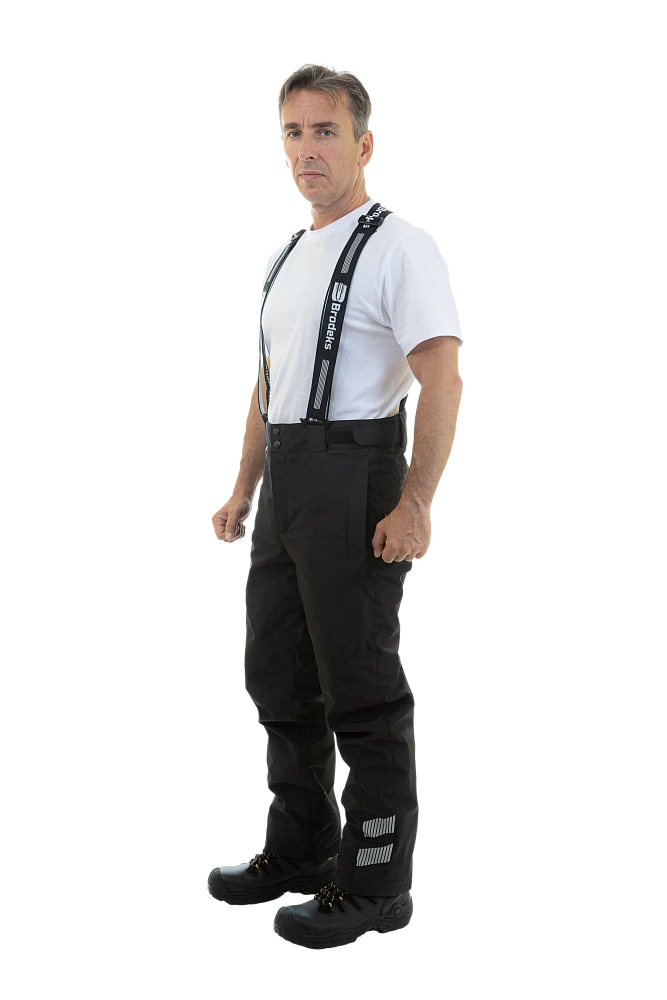 Брюки зимние BRODEKS KW306 (код:KW306BLACK), черный, муж.