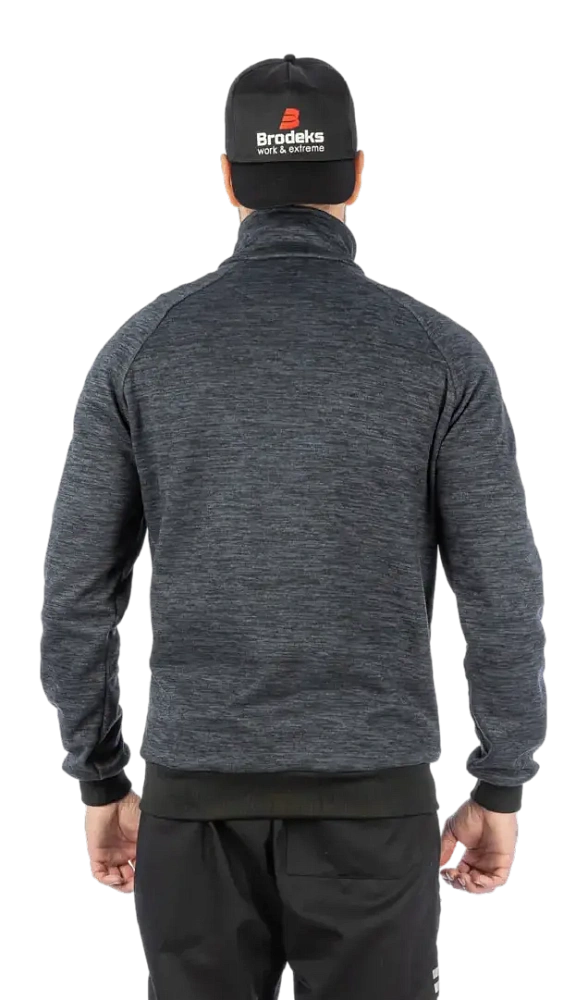 Толстовка флисовая BRODEKS KS241 cation, серый