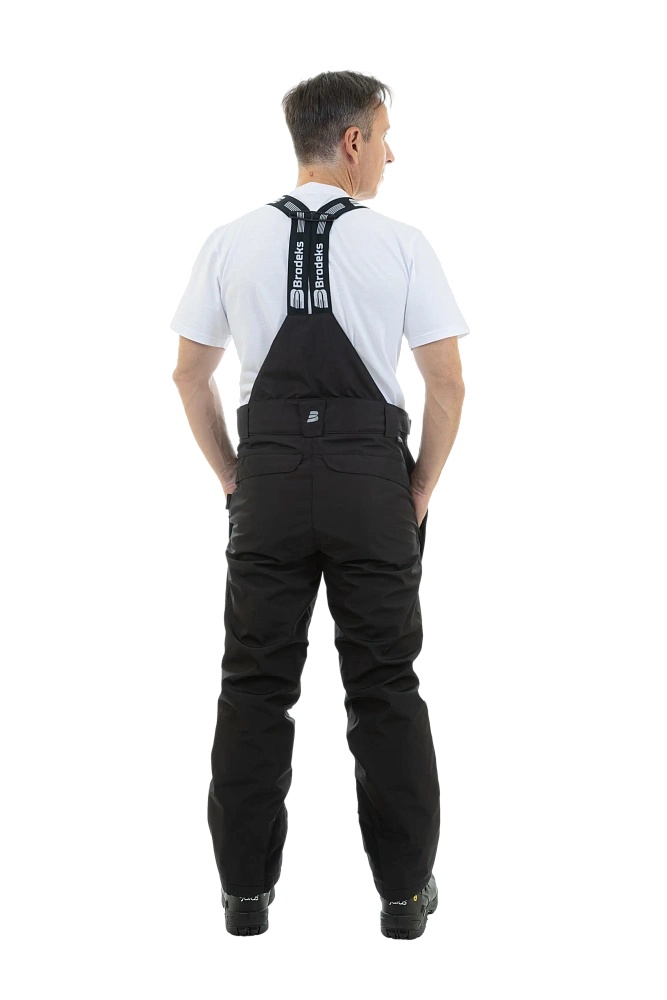 Брюки зимние BRODEKS KW306 (код:KW306BLACK), черный, муж.