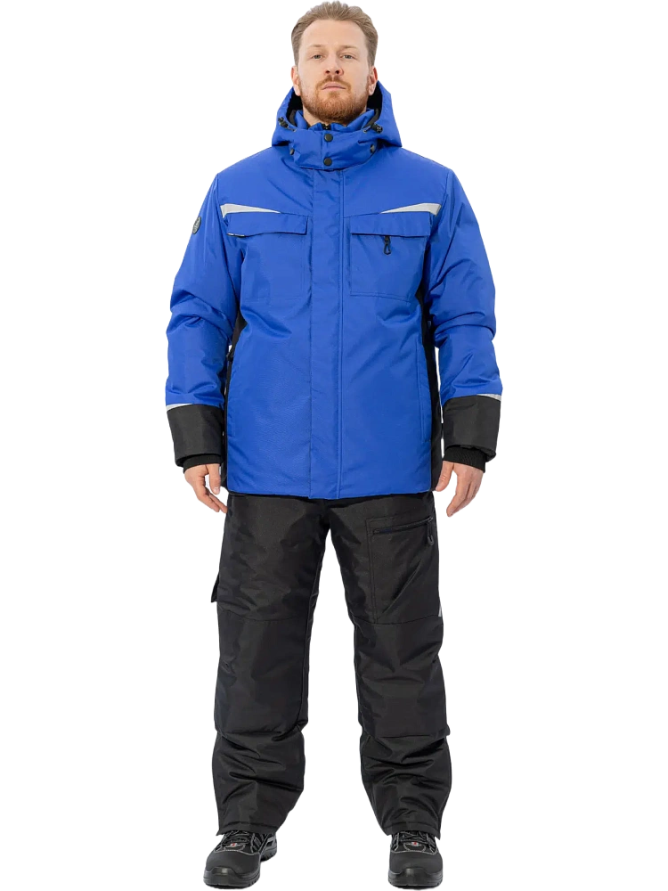 Костюм рабочий зимний BRODEKS KW603 (код:KW603), синий/черный