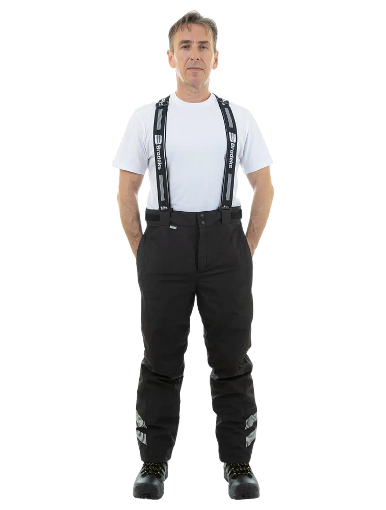 Брюки зимние BRODEKS KW306 (код:KW306BLACK), черный, муж.