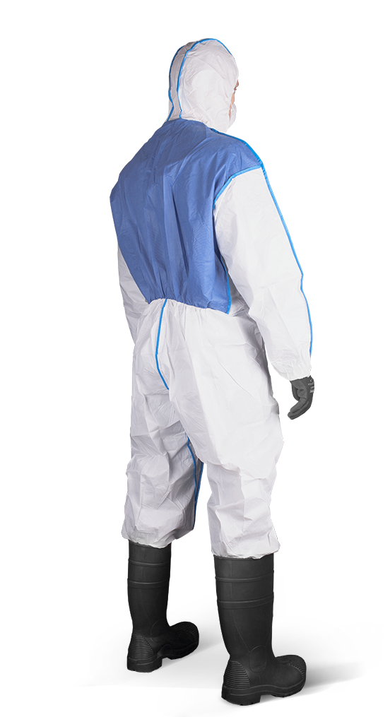 Комбинезон Lakeland МикроМакс НС КулСьют, белый с голубым, муж.