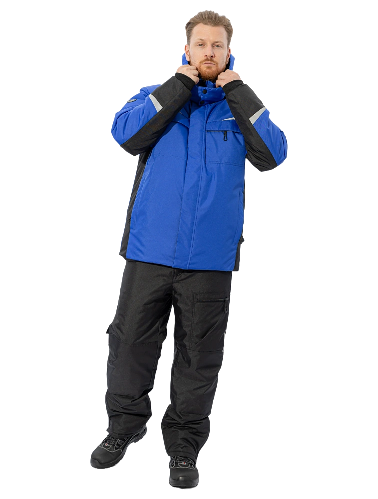 Костюм рабочий зимний BRODEKS KW603 (код:KW603), синий/черный