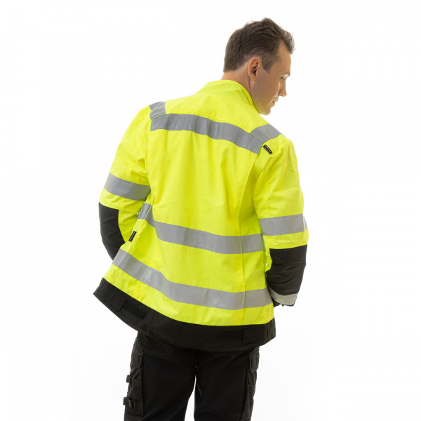 Сигнальная куртка BRODEKS KS218, желтый/черный