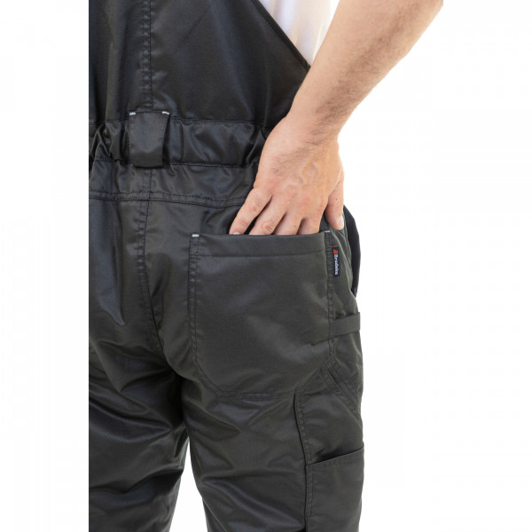 Полукомбинезон мужской зимний BRODEKS KW403 (код:KW403BLACK), черный