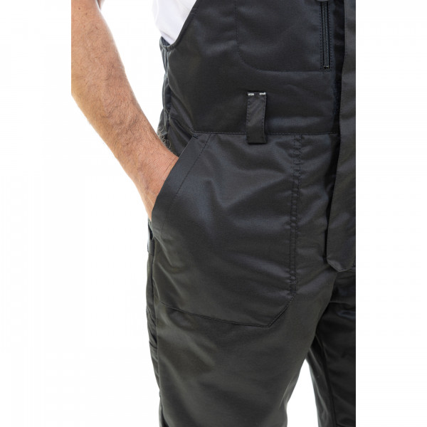 Полукомбинезон мужской зимний BRODEKS KW403 (код:KW403BLACK), черный