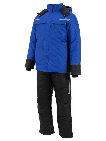 Костюм рабочий зимний BRODEKS KW603 (код:KW603), синий/черный
