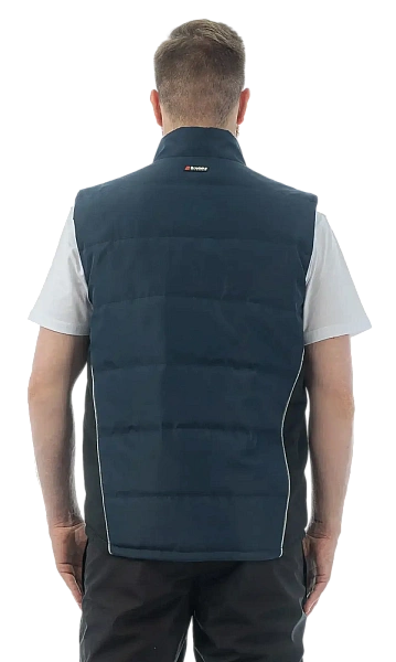 Жилет утепленный BRODEKS KW101, синий/черный