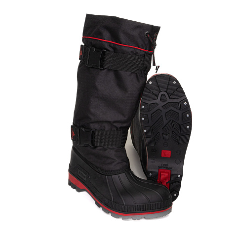 Сапоги комбинированные утепленные Нордман Нью Ред мод.180 КП КС, шипы, черный