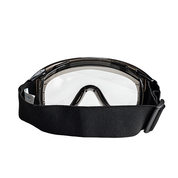 Очки закрытые Ампаро ПРЕМИУМ, двойные, прозрачная линза, непрям. вент, KN, (AF-AS), 2132 (222451)