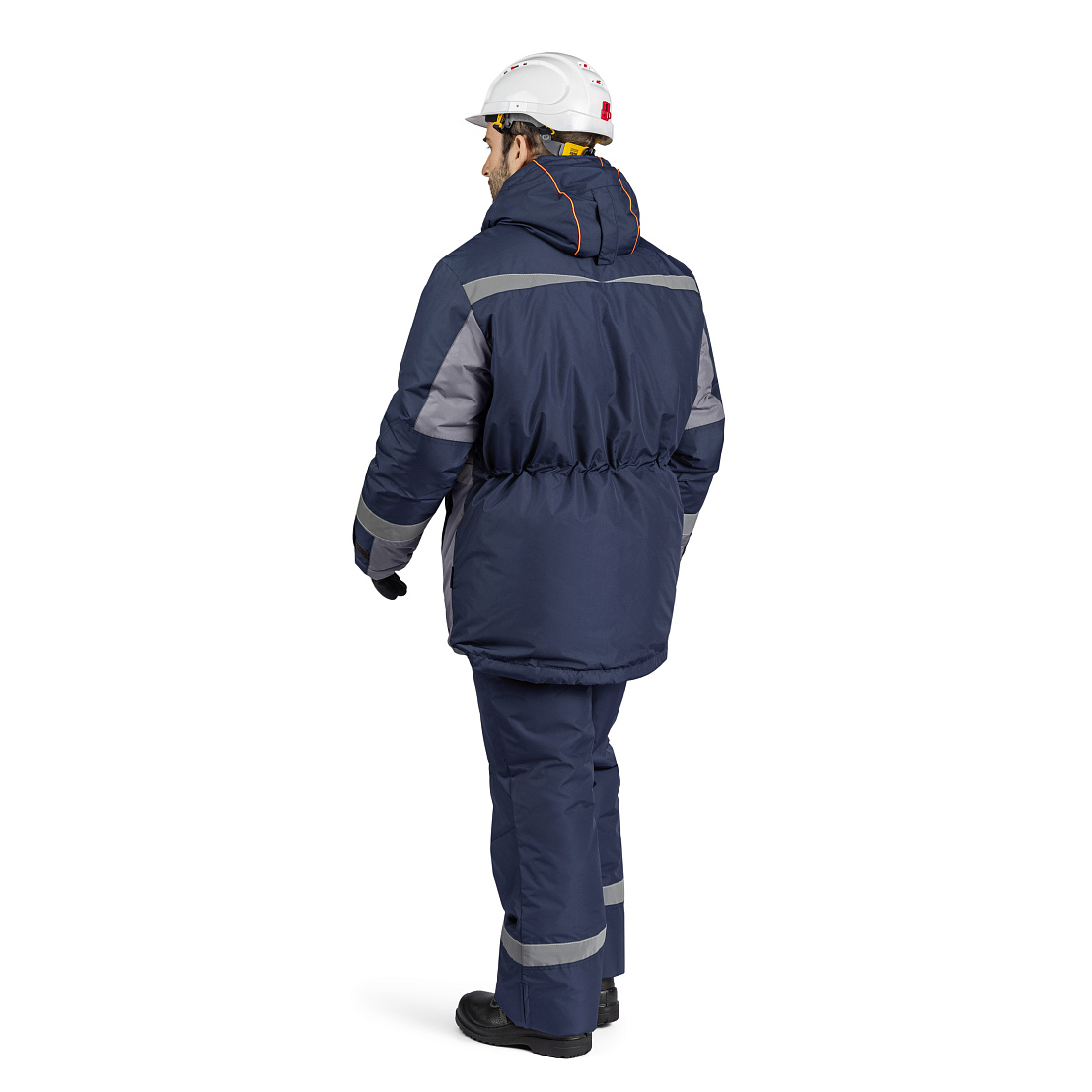 Куртка ФРЕЙЗЕР утеплен. Тн 3.4 (IV и «особый» кл. пояс), т-синий/серый, муж.