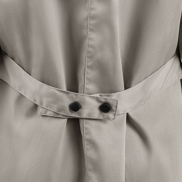 Халат ДОН, тк.смесовая, серый/т-синий/оранжевый, жен.