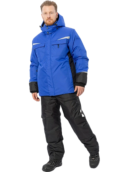 Костюм рабочий зимний BRODEKS KW603 (код:KW603), синий/черный