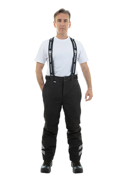 Брюки зимние BRODEKS KW306 (код:KW306BLACK), черный, муж.
