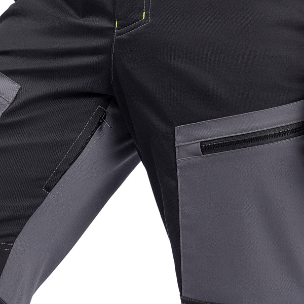 Костюм КОНДА (куртка/брюки), т-серый/оранжевый/черный, тк.смесовая, муж.