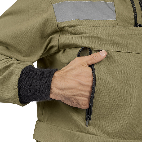 Костюм противоэнцефалитный МастАнтиБайт комфорт (куртка/брюки) хаки, 100% хб с ВО