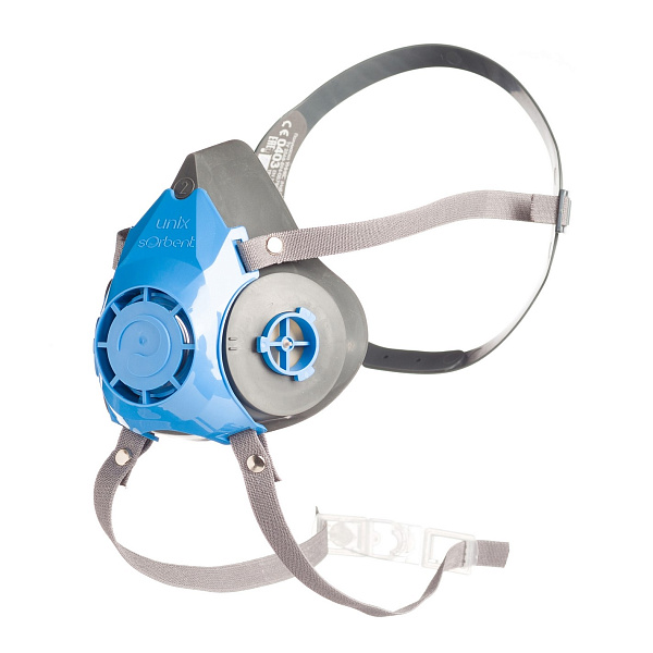 Полумаска (респиратор фильтрующий) со сменными фильтрами UNIX 1000 (ТПЭ)