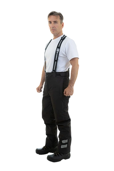 Брюки зимние BRODEKS KW306 (код:KW306BLACK), черный, муж.