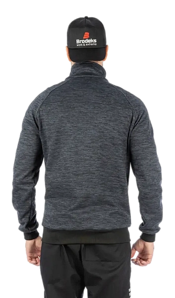Толстовка флисовая BRODEKS KS241 cation, серый