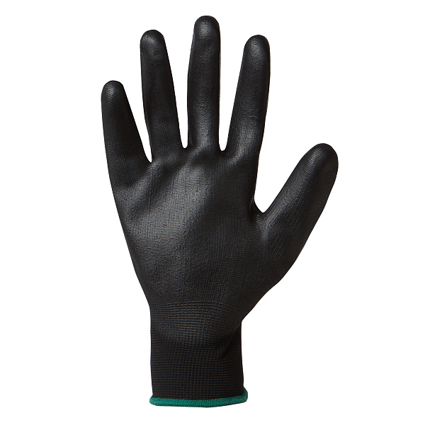 Перчатки TESA TWINS T-106, полиуретан, покрытие ладонной части, манжета, черный