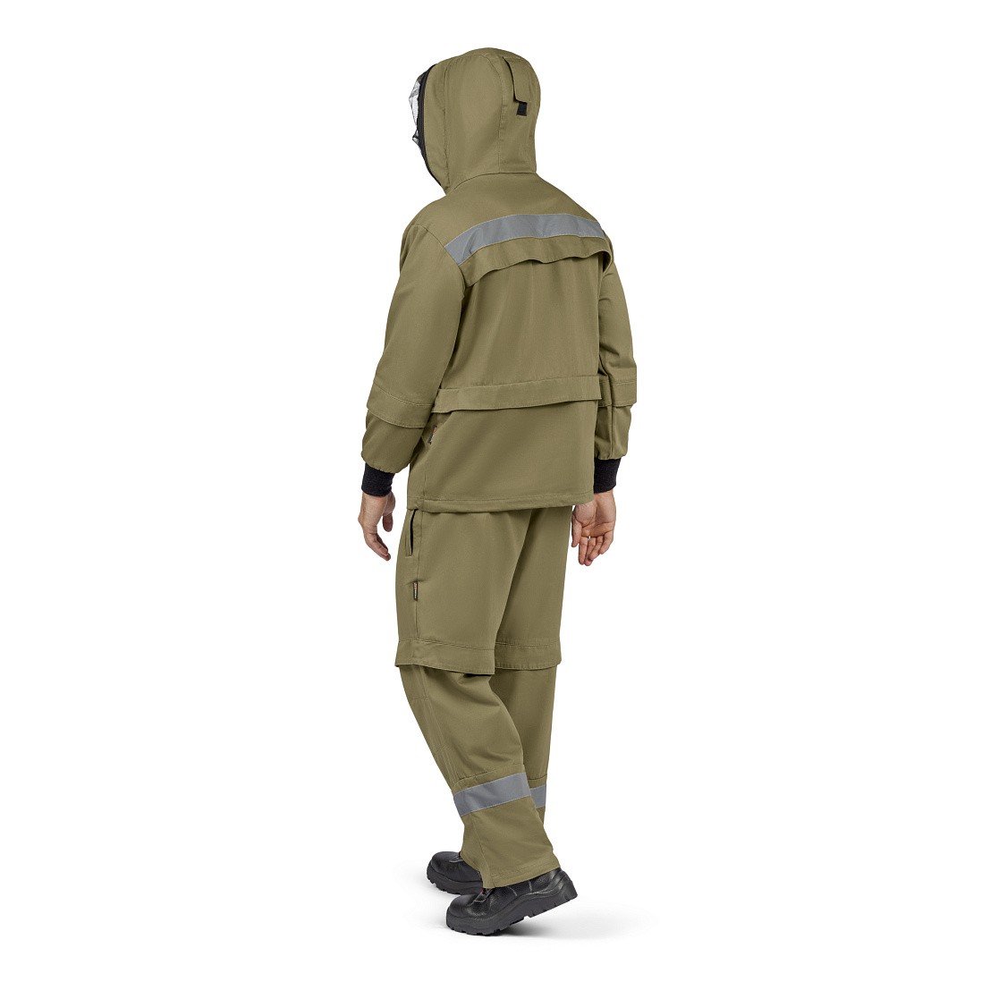 Костюм противоэнцефалитный МастАнтиБайт комфорт (куртка/брюки) хаки, 100% хб с ВО
