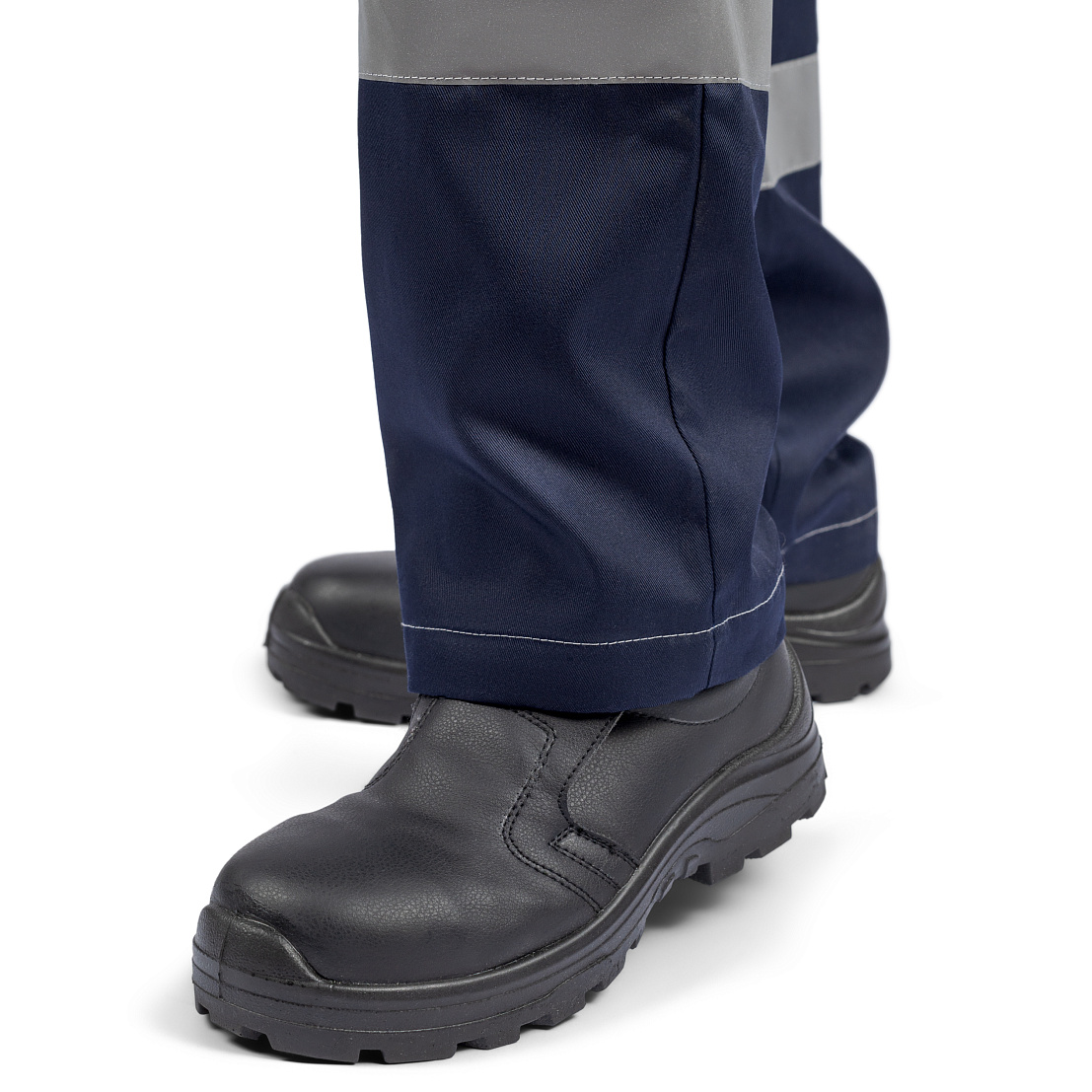 Костюм ДОН (куртка/брюки) т-синий/серый/оранжевый, тк.смесовая, жен.