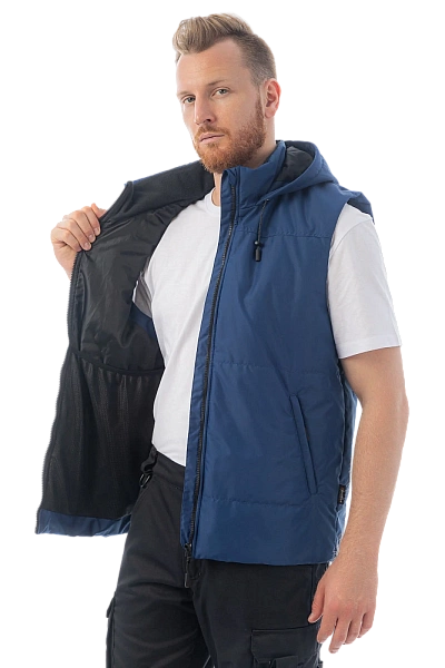 Жилет утепленный Brodeks KW112, синий
