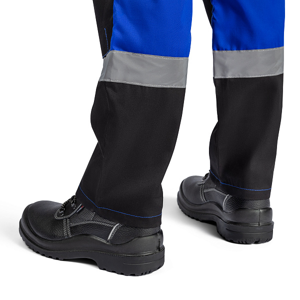 Костюм ВЯТКА (куртка/пк) василек/черный, тк.смесовая. муж.