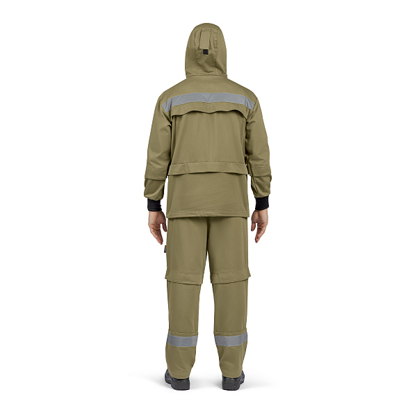 Костюм противоэнцефалитный МастАнтиБайт комфорт (куртка/брюки) хаки, 100% хб с ВО