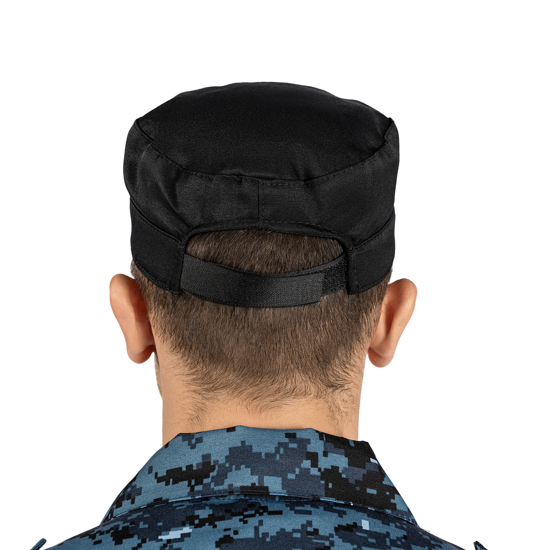 Кепка охранника, тк.смесовая, черный