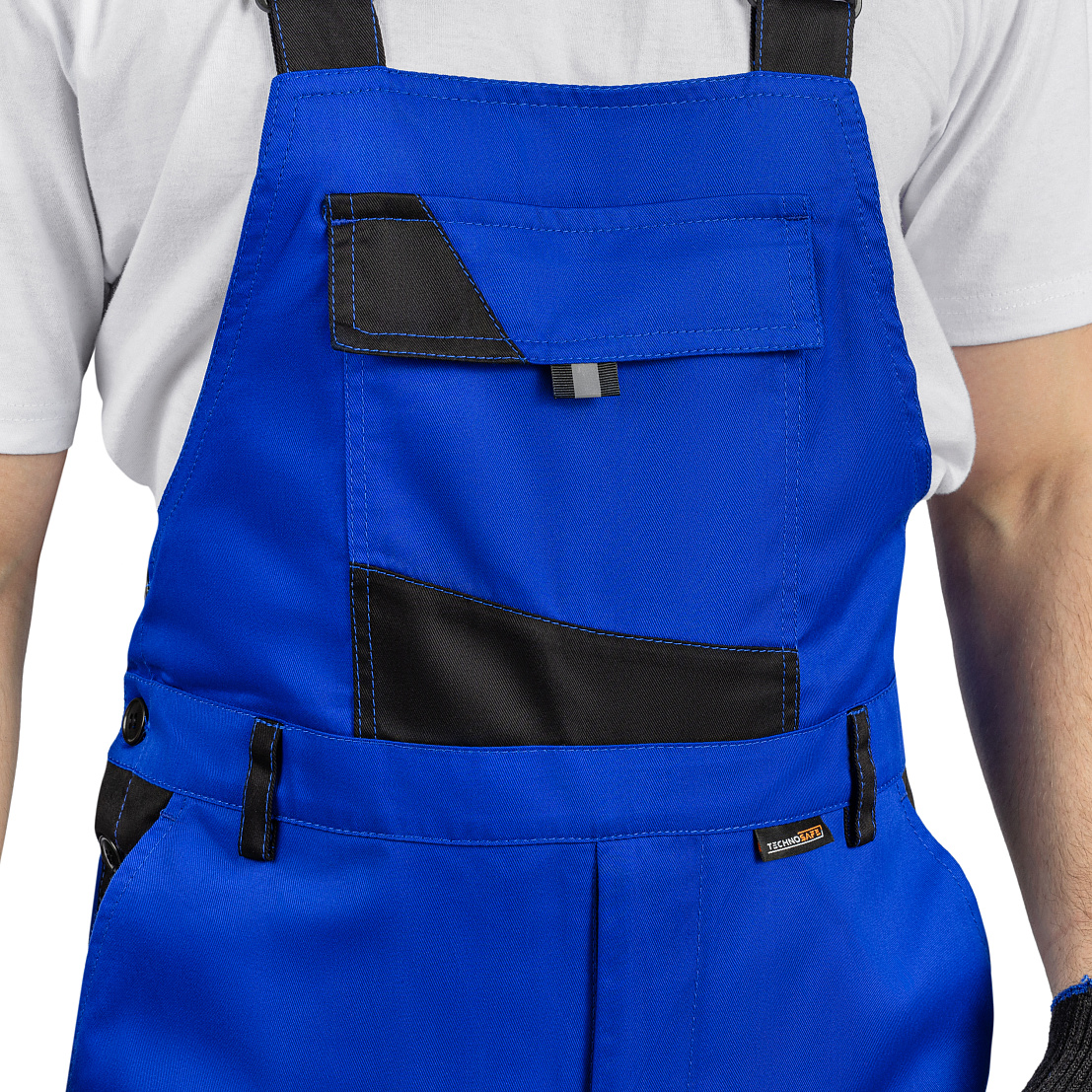 Костюм ВЯТКА (куртка/пк) василек/черный, тк.смесовая. муж.