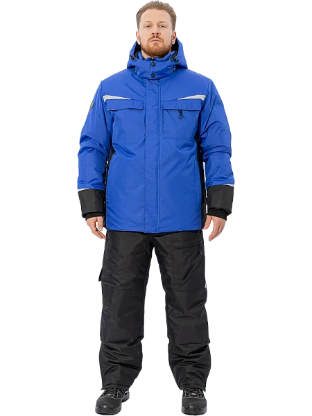 Костюм рабочий зимний BRODEKS KW603 (код:KW603), синий/черный