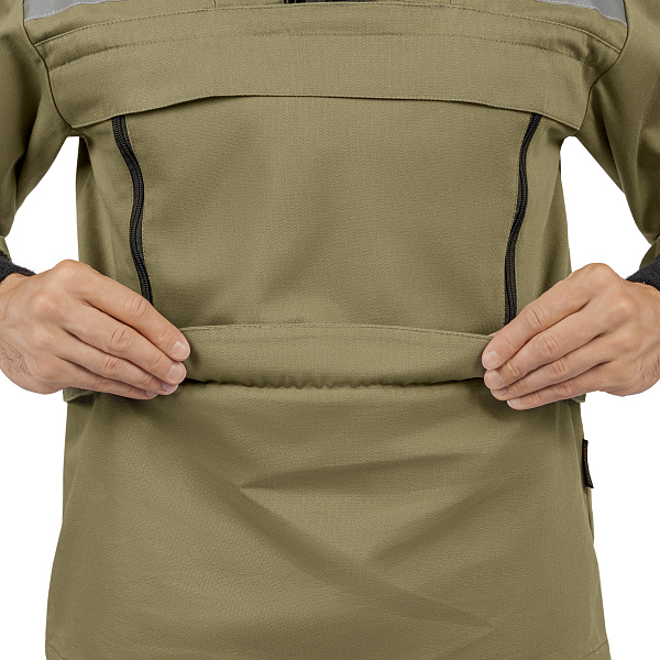 Костюм противоэнцефалитный МастАнтиБайт комфорт (куртка/брюки) хаки, 100% хб с ВО