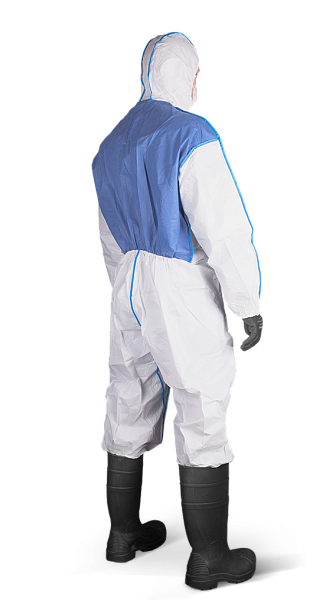 Комбинезон Lakeland МикроМакс НС КулСьют, белый с голубым, муж.