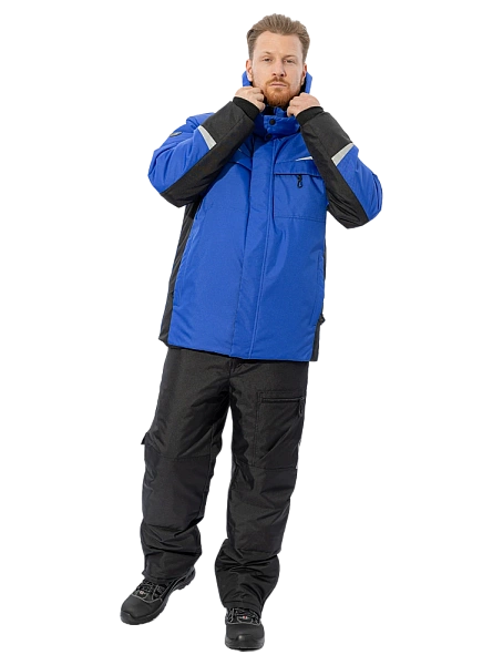 Костюм рабочий зимний BRODEKS KW603 (код:KW603), синий/черный