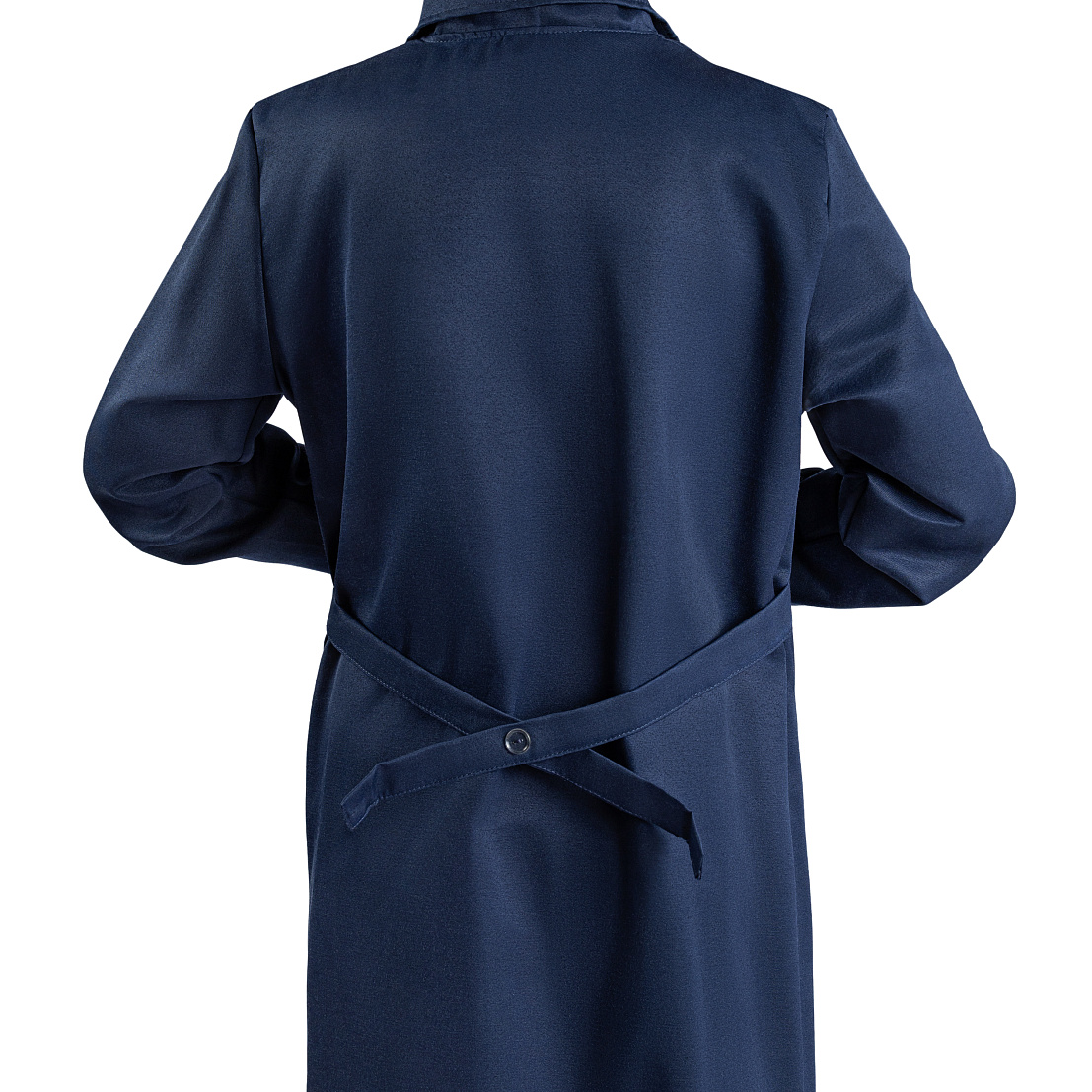 Халат рабочий женский, тк. смесовая, т.-синий