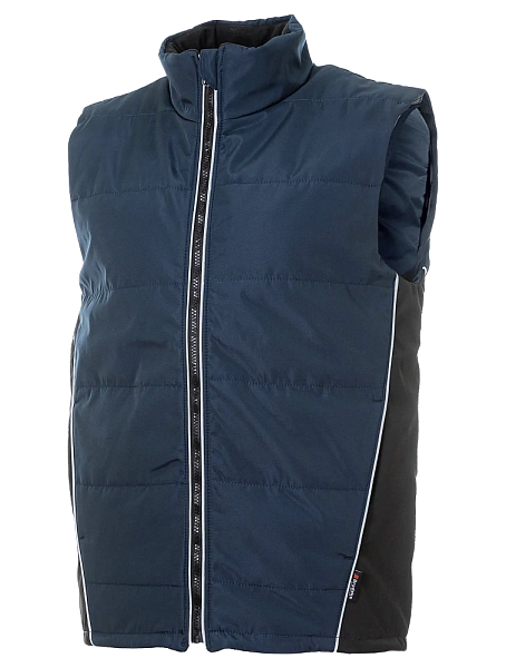 Жилет утепленный BRODEKS KW101, синий/черный