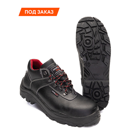 Полуботинки Стронг (Strong) КП ПУ/Нитрильная резина, черный