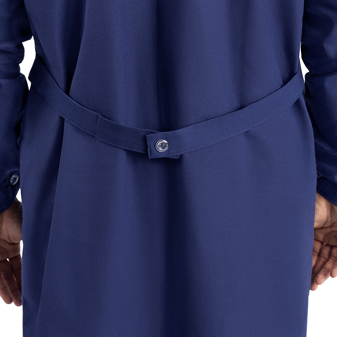 Халат рабочий мужской, тк. бязь ГОСТ, т.-синий