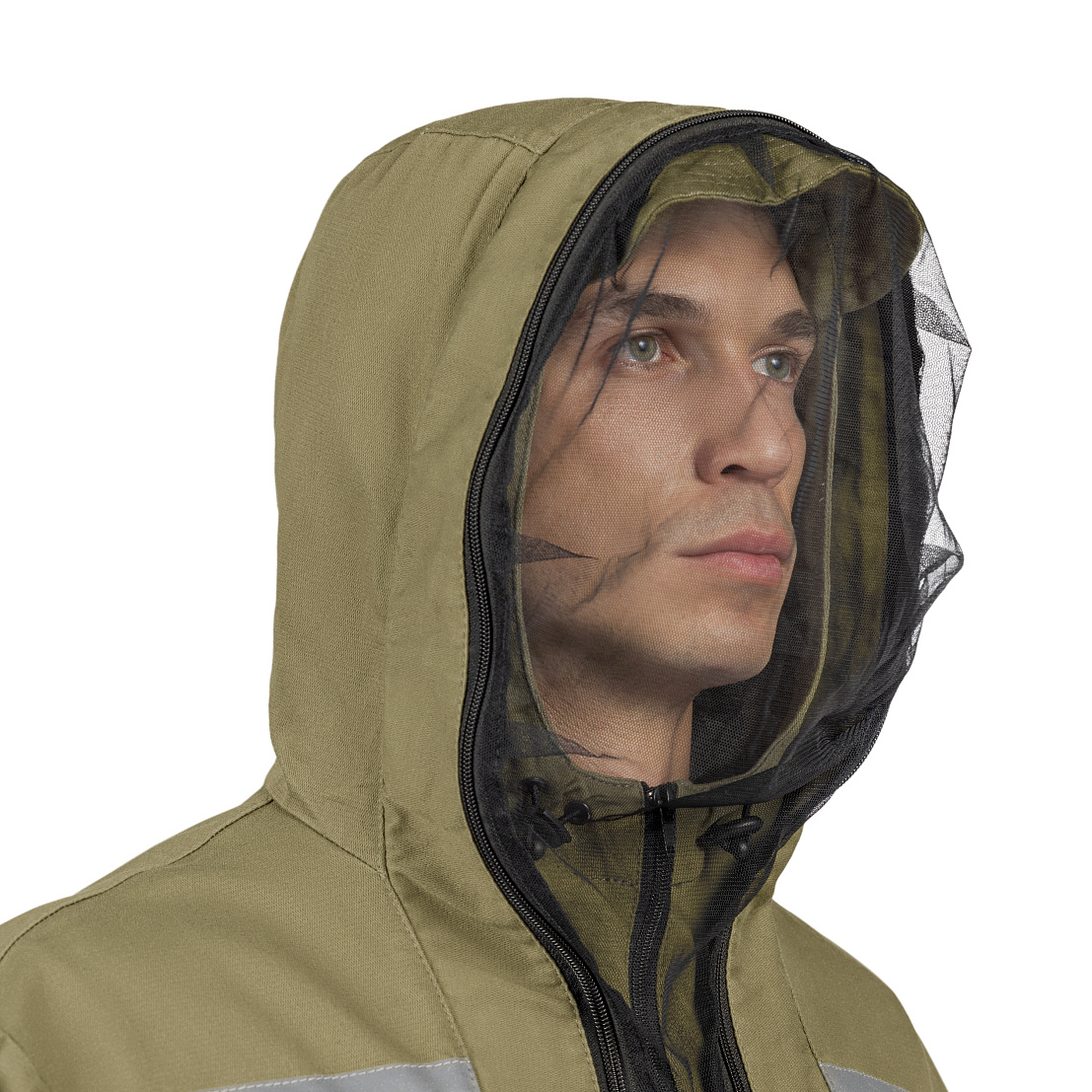 Костюм противоэнцефалитный МастАнтиБайт комфорт (куртка/брюки) хаки, 100% хб с ВО