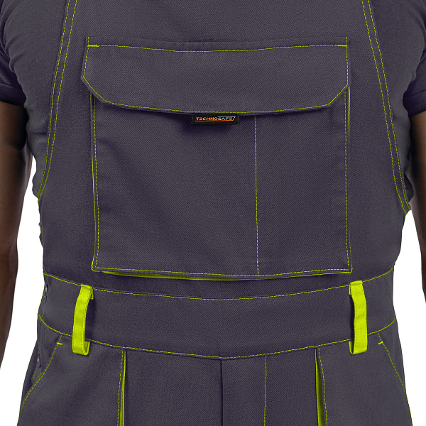 Костюм сигнальный МастВижн 2 (куртка/пк) флуоресцентный желтый/черный, тк. смесовая, муж.