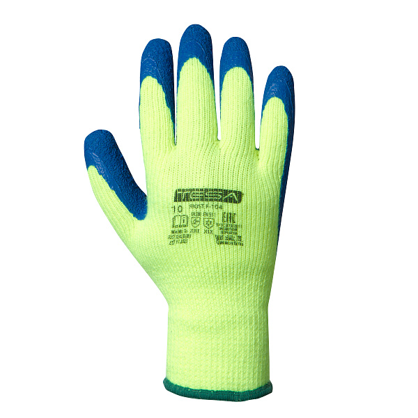 Перчатки TESA FROST F-104, полимер. покрытие, пятипалые, бесшов., защита от пониж. темпер., манжета