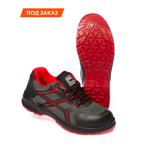 Полуботинки Лайт Брайт (Light Bright) (красный) КП КС ПУ/ПУ, черный