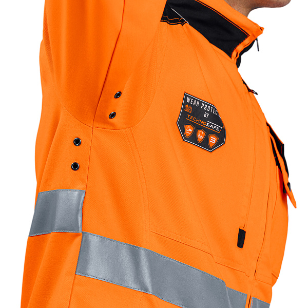 Костюм сигнальный МастВижн 2 (куртка/пк) флуоресцентный оранжевый/черный, тк.смесовая, муж.