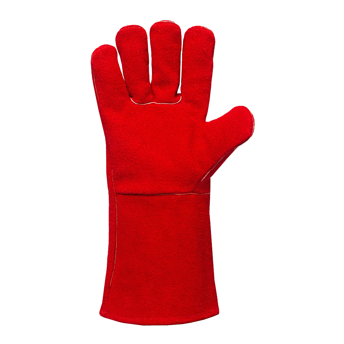 Перчатки-краги TESA ГЕФЕСТ арт. К007, спилок 1,2мм, 350мм, красные