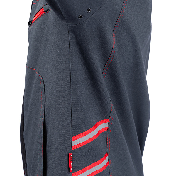 Куртка РЕЙН, т-серый/черный/красный, тк.смесовая, муж.